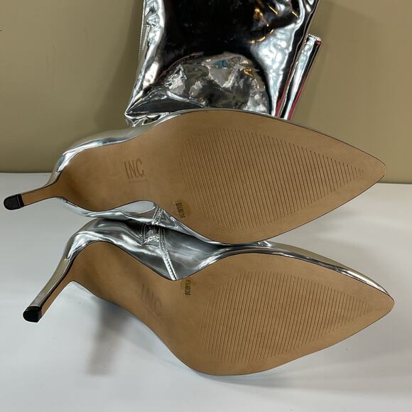 NEW I.N.C. Women’s Iyonna Over the Knee Slouch Boots Silver Size 5.5M - Picture 8 of 10